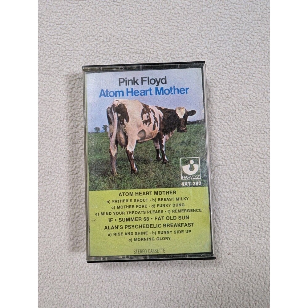 Pink Floyd Atom Heart Mother CASSETTE Tape Harvest 4XT382 David Gilmour RARE OOP